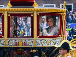 Koningin Máxima in 2018 in de Glazen Koets. (Foto: ANP)