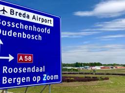 Breda International Airport bij Bosschenhoofd. (foto: Raoul Cartens)