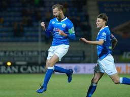 Vreugde bij Danny Verbeek na een doelpunt voor FC Den Bosch (foto: OrangePictures).