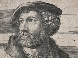 Een portret van Lucas Gassel gemaakt door Jacob Bink in 1529. (Brabant Collectie, Tilburg University)