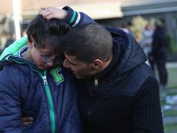 Ontroostbaar en trots: Willem II-fan Levko. (Foto: Lobke Kapteijns)