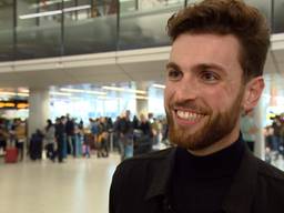 Duncan Laurence stuitert van enthousiasme om te vertrekken naar het Eurovisie Songfestival in Tel Aviv