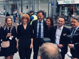 Minister Mark Rutte bij de lancering van de campagne in Den Bosch. (Foto: Landelijk Parket)