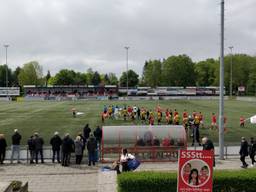 Geen zondagvoetbal meer voor het eerste team van JVC Cuijk. (Foto: @JVC Cuijk / Twitter)