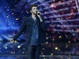 Duncan Laurence zingt 'Arcade'. (Foto: ANP)