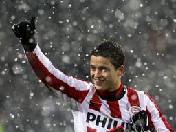 Ibrahim Afellay bij zijn afscheid van PSV in 2010. (Foto: VI Images)