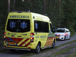 Hulpdiensten maandagavond in Son. (Foto: Sander van Gils)