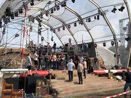 De laatste repetities voor de première van Aida (Foto: Tom van den Oetelaar)