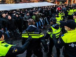 De demonstraties liepen totaal uit de hand. (Foto: ANP)