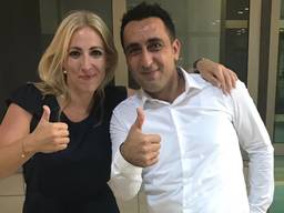 Lilian Marijnissen en Murat Memis na de uitspraak. (Foto: Lilian Marijnissen/Twitter)