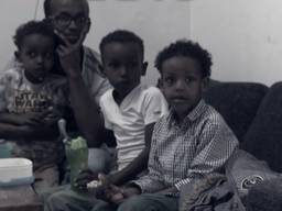 Een deel van het Somalische gezin dat mag blijven.