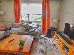 Er was een gezin aanwezig in de woning. (Foto: Rico Vogels / SQ Vision)