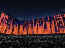 GLOW 2019: impressie van Colour Symphony door lichtkunstenaars Jan Fabel, Dirk van Poppel en Erwin Steijlen (Foto: GLOW)