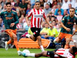 Mohamed Ihattaren was weer uitblinker aan de kant van PSV (foto: ANP).