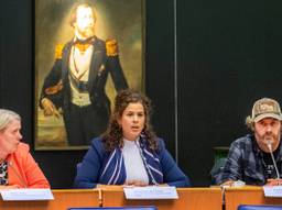 Annemarie de Ceuster van het Brabants Agrarisch Jongeren Kontakt mocht ook inspreken. (Foto: ANP)