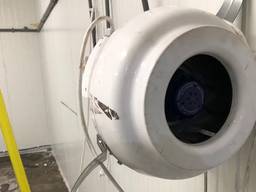 Ventilator die giftige gassen opzuigt, aangetroffen in drugslab in Zwingelspaan.