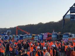 Drukte bij het protest op het Malieveld. (Archieffoto: Jan van Nistelrooij)