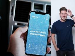 Sepp Haans (inzet) en de Tilburgse 'krab-app'