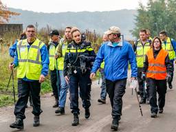 Ook het Veteranen Search Team zocht mee naar Sacco (foto: SQ Vision).