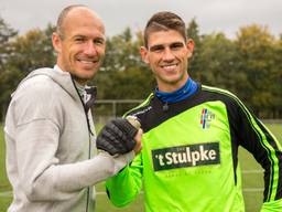 Bernd en Arjen Robben (foto: Bart Weerdenburg)