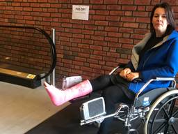 Stefanie Koot gleed begin september uit op de rolband. Sindsdien zit ze aan haar rolstoel gekluisterd.