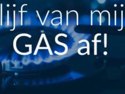 Duidelijke taal op de website die waarschuwt voor de kosten om een huis van het aardgas te krijgen.