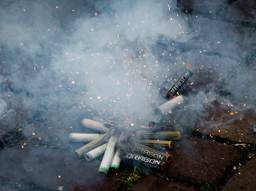 De jongens pikten het niet dat ze werden aangesproken op  het afsteken van vuurwerk. (Foto: ANP)