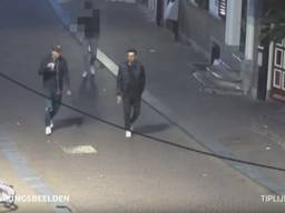 De twee overvallers zijn op bewakingsbeelden te zien