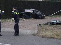 Het ongeluk gebeurde begin maart 2018 bij een rotonde in Geffen. (archieffoto: Gabor Heeres/SQ Vision)