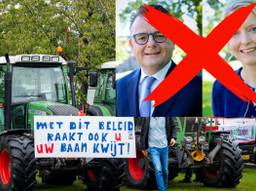 De ZLTO vindt het vertrek van de twee statenleden 'jammer', Farmers Defence Force vindt het prima.