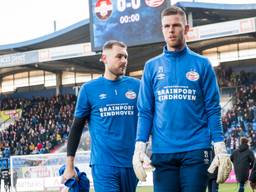 Jeroen Zoet deed - samen met Robbin Ruiter - nog wel mee aan de warming-up. (Foto: Hollandse Hoogte)