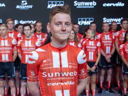 Sam Oomen bij de ploegpresentatie van Team Sunweb (foto: OrangePictures).