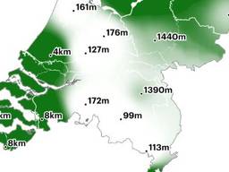 Beeld: buienradar, situatie maandagochtend 7.00 uur