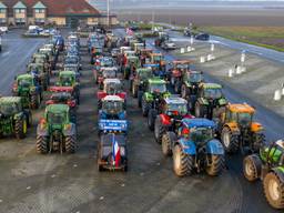 Tractoren in Moerdijk. (Foto: Marcel van Dorst/SQ Vision)