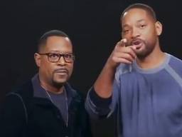 Will Smith en Martin Lawrence dagen Rico Verhoeven uit. Screenshot video.