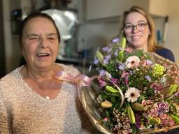 Annie Roovers en Stephanie Haveman in Oosterhout  (foto: Jan Peels).