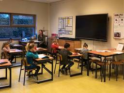 Een schoolklas in Olland