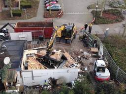 Sloop snackbar 't Pleintje vanuit de lucht (foto: Roel Vink)