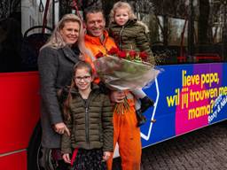 Michel werd door zijn Rosemarie ten huwelijk gevraagd (foto: Arriva).