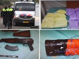 Operatie Alfa in vier foto's: politie, drugs wapens en explosieven 