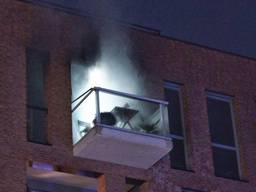 Brand bij appartementencomplex in Goirle.