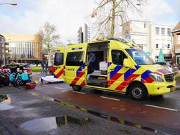 Ambulance op de plek van het ongeluk (foto: SQ Vision Mediaprodukties).