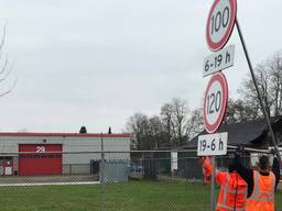 De nieuwe borden (foto: Rijkswaterstaat)