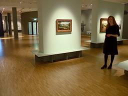 Directeur Marianne Splint in een leeg Museum Helmond (foto: Jos Verkuijlen).