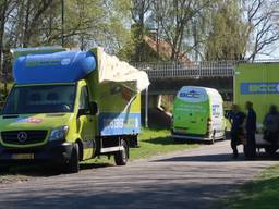 Het ongeluk gebeurde ter hoogte van de Munnikenhof in Terheijden (foto: Jeroen Stuve/SQ Vision).