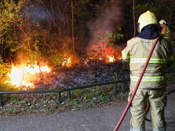 De brandweer had het vuur snel onder controle (foto: Gabor Heeres/SQ Vision).