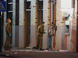 Grote schade na een plofkraak in Uden (foto: Gabor Heeres/SQ Vision).