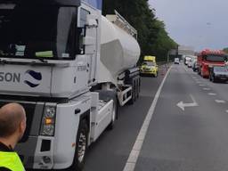 Vrachtwagenchauffeur uit Loon op Zand zwaargewond na verkeersruzie. (foto: politie). 