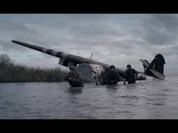 Het toestel tijdens de filmopnames (foto: Slag om de Schelde) 
