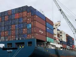 Met zo'n schip kwam de container aan in Antwerpen (foto: Willlem-Jan Joachems).